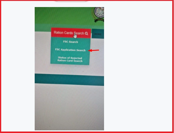 FSC Application Search Telangana
